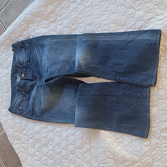 Buffalo Jeans Sz 28. Felow Mid Rise/ Stretch Flare. 29" Long, measures in Photo - Picture 2 of 13
